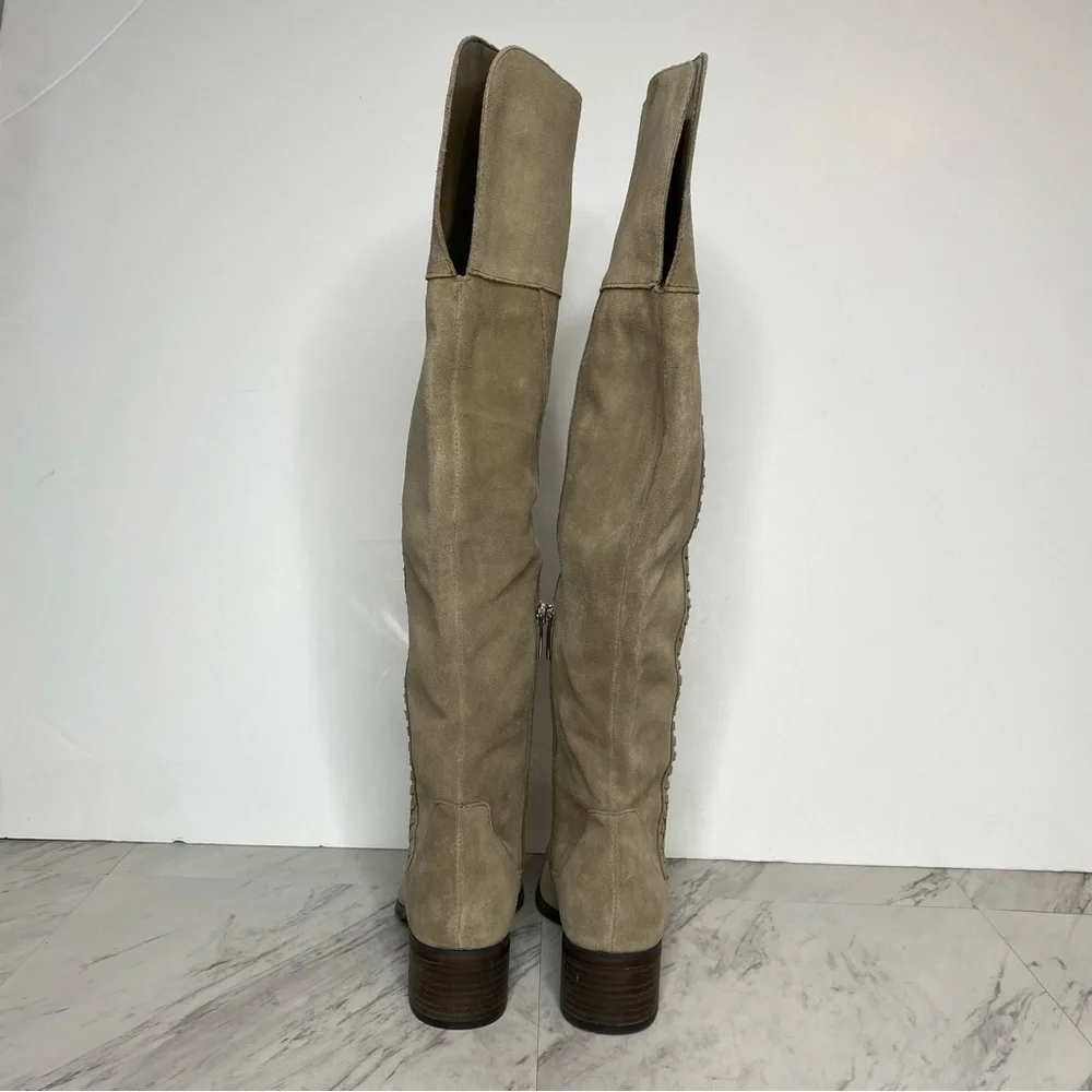 New! Vince Camuto Tan Kreston Over The Knee Boot 5 1/2 M